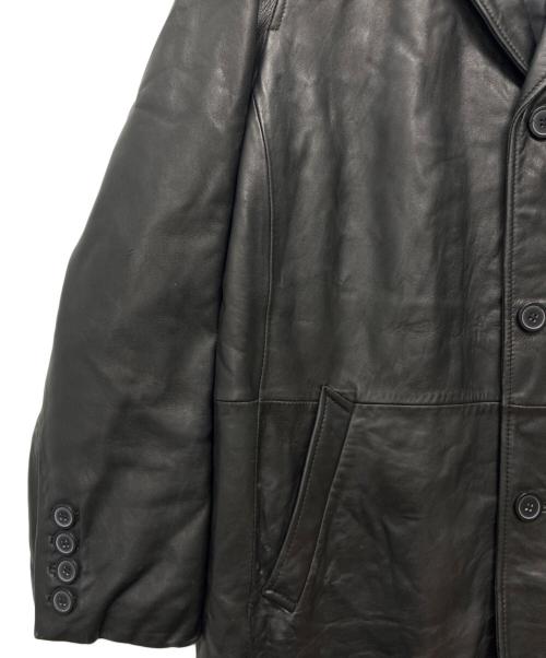PELLE STUDIO（ペレ スタジオ）PELLE STUDIO (ペレ スタジオ) レザーコート ブラック サイズ:XLの古着・服飾アイテム