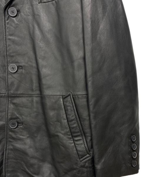 PELLE STUDIO（ペレ スタジオ）PELLE STUDIO (ペレ スタジオ) レザーコート ブラック サイズ:XLの古着・服飾アイテム
