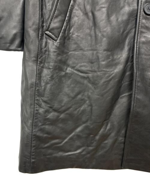 PELLE STUDIO（ペレ スタジオ）PELLE STUDIO (ペレ スタジオ) レザーコート ブラック サイズ:XLの古着・服飾アイテム