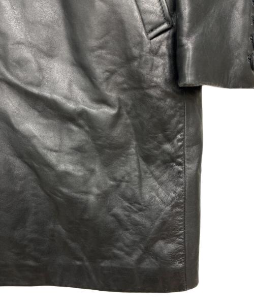 PELLE STUDIO（ペレ スタジオ）PELLE STUDIO (ペレ スタジオ) レザーコート ブラック サイズ:XLの古着・服飾アイテム