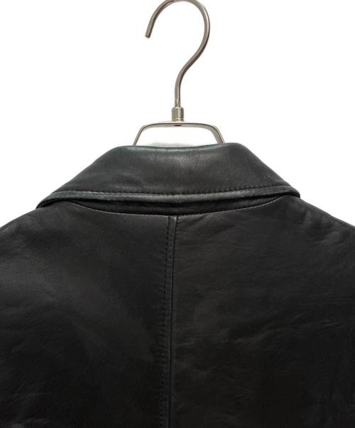 PELLE STUDIO（ペレ スタジオ）PELLE STUDIO (ペレ スタジオ) レザーコート ブラック サイズ:XLの古着・服飾アイテム