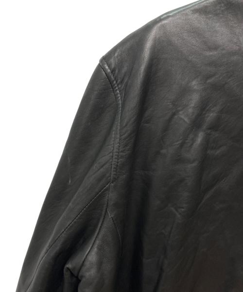 PELLE STUDIO（ペレ スタジオ）PELLE STUDIO (ペレ スタジオ) レザーコート ブラック サイズ:XLの古着・服飾アイテム