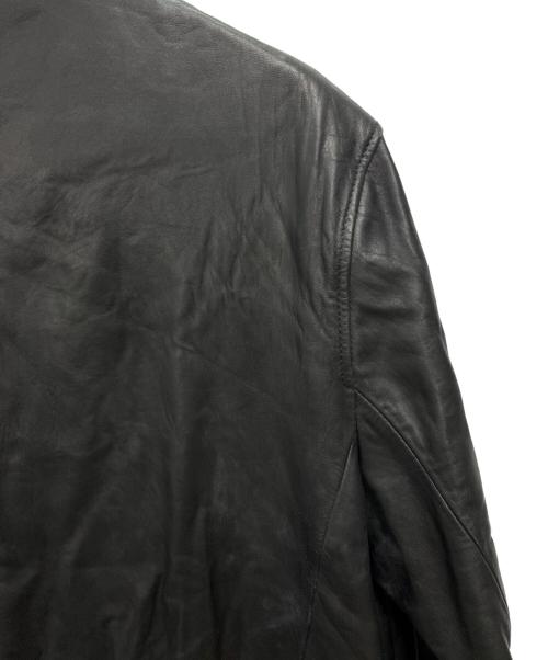 PELLE STUDIO（ペレ スタジオ）PELLE STUDIO (ペレ スタジオ) レザーコート ブラック サイズ:XLの古着・服飾アイテム