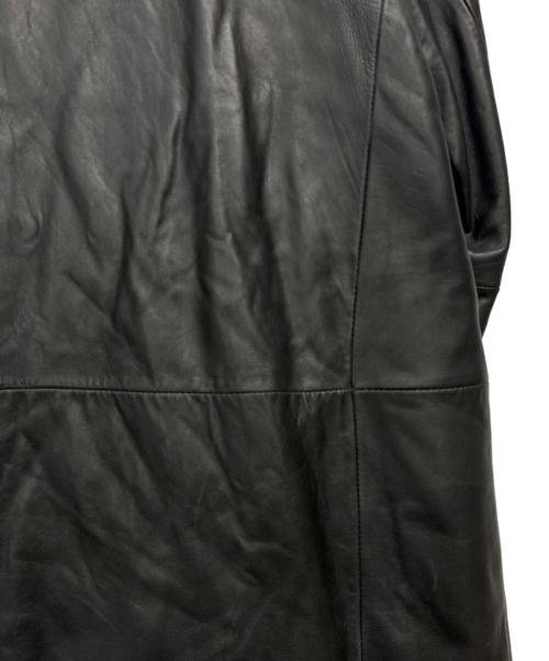 PELLE STUDIO（ペレ スタジオ）PELLE STUDIO (ペレ スタジオ) レザーコート ブラック サイズ:XLの古着・服飾アイテム