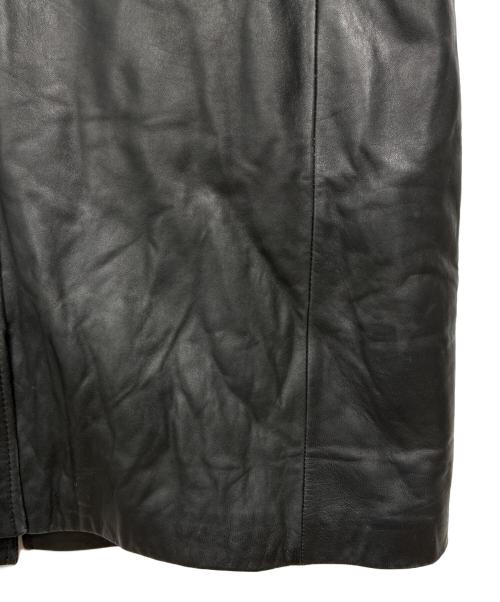 PELLE STUDIO（ペレ スタジオ）PELLE STUDIO (ペレ スタジオ) レザーコート ブラック サイズ:XLの古着・服飾アイテム