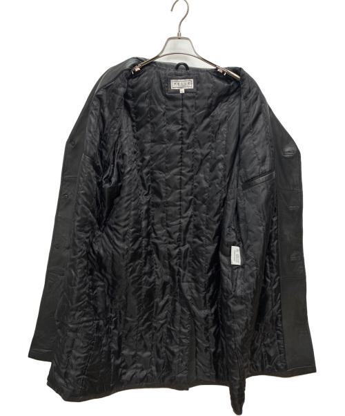 PELLE STUDIO（ペレ スタジオ）PELLE STUDIO (ペレ スタジオ) レザーコート ブラック サイズ:XLの古着・服飾アイテム
