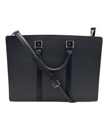 LOUIS VUITTON（ルイ ヴィトン）の古着「タイガ ポルト ドキュマン・ロザン ブリーフケース」｜ブラック