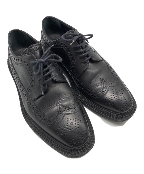BURBERRY（バーバリー）BURBERRY (バーバリー) ウィングチップシューズ ブラック サイズ:42の古着・服飾アイテム