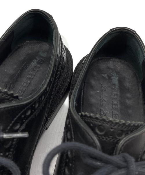 BURBERRY（バーバリー）BURBERRY (バーバリー) ウィングチップシューズ ブラック サイズ:42の古着・服飾アイテム