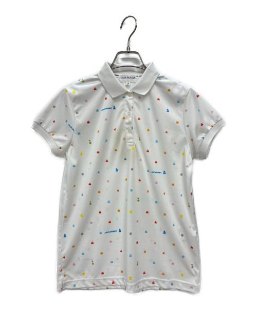 JACK BUNNY（ジャックバニー）JACK BUNNY (ジャックバニー) 半袖ポロシャツ パックマン ホワイト サイズ:SIZE 2 未使用品の古着・服飾アイテム