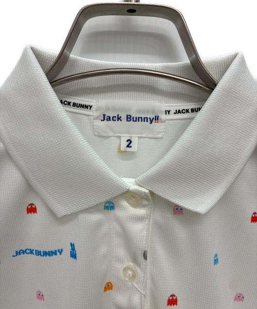 JACK BUNNY（ジャックバニー）JACK BUNNY (ジャックバニー) 半袖ポロシャツ パックマン ホワイト サイズ:SIZE 2 未使用品の古着・服飾アイテム
