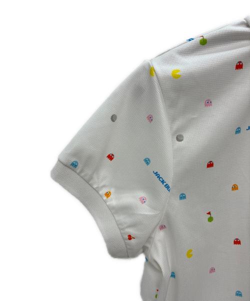 JACK BUNNY（ジャックバニー）JACK BUNNY (ジャックバニー) 半袖ポロシャツ パックマン ホワイト サイズ:SIZE 2 未使用品の古着・服飾アイテム