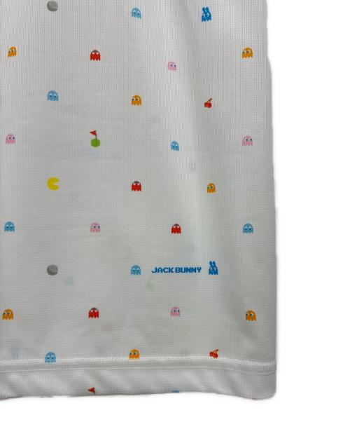 JACK BUNNY（ジャックバニー）JACK BUNNY (ジャックバニー) 半袖ポロシャツ パックマン ホワイト サイズ:SIZE 2 未使用品の古着・服飾アイテム