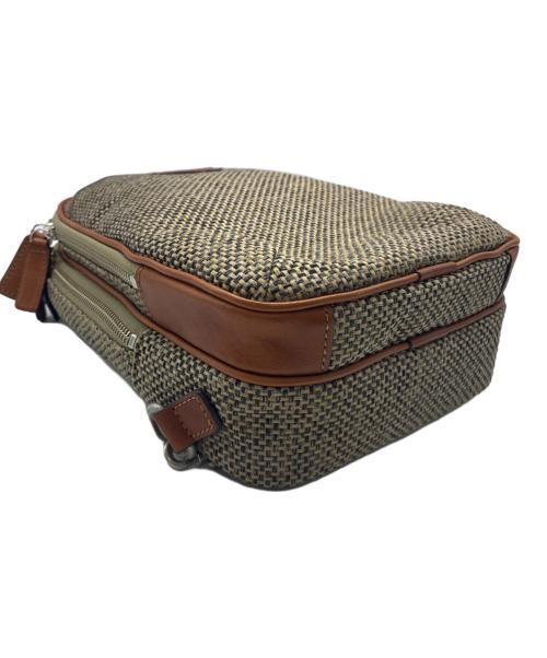 hartmann（ハートマン）hartmann (ハートマン) TWEED BELT.JPN SLING / ツイードスリングバッグ ベージュの古着・服飾アイテム