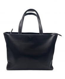 TUMI（トゥミ）の古着「VOYAGEUR Vail Large Tote / レザートートバッグ」｜ブラック