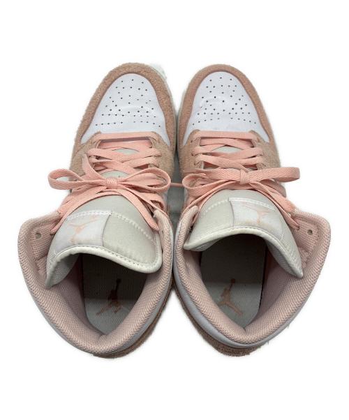 NIKE（ナイキ）NIKE (ナイキ) AIR JORDAN 1 MID SE Pastel Pink ピンク×ホワイト サイズ:US10の古着・服飾アイテム