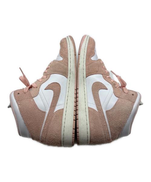 NIKE（ナイキ）NIKE (ナイキ) AIR JORDAN 1 MID SE Pastel Pink ピンク×ホワイト サイズ:US10の古着・服飾アイテム