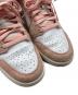 中古・古着 NIKE (ナイキ) AIR JORDAN 1 MID SE Pastel Pink ピンク×ホワイト サイズ:US10：5000円