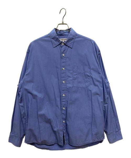 CAHLUMN（カウラム）CAHLUMN (カウラム) 長袖シャツ ブルー サイズ:Lの古着・服飾アイテム