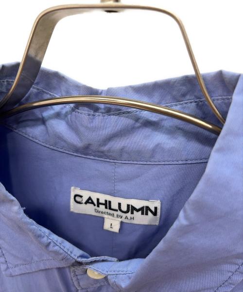 CAHLUMN（カウラム）CAHLUMN (カウラム) 長袖シャツ ブルー サイズ:Lの古着・服飾アイテム
