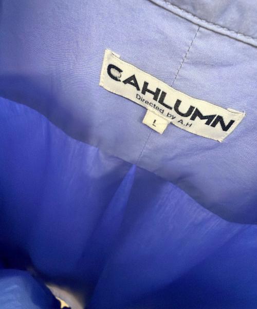 CAHLUMN（カウラム）CAHLUMN (カウラム) 長袖シャツ ブルー サイズ:Lの古着・服飾アイテム