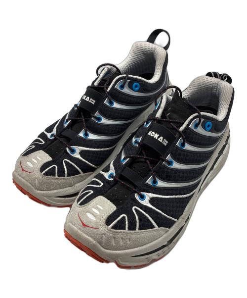 HOKAONEONE（ホカオネオネ）HOKAONEONE (ホカオネオネ) U STINSON EVO OG ブラック×ブルー サイズ:26cmの古着・服飾アイテム