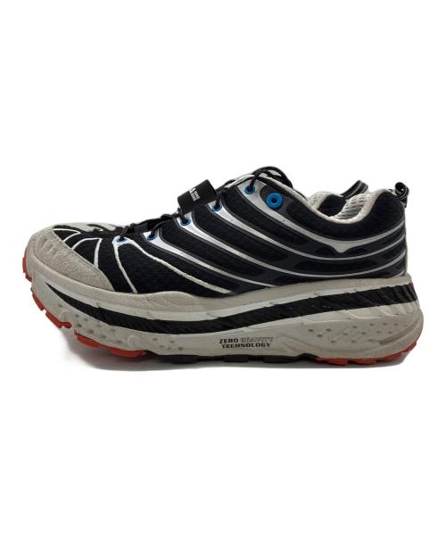 HOKAONEONE（ホカオネオネ）HOKAONEONE (ホカオネオネ) U STINSON EVO OG ブラック×ブルー サイズ:26cmの古着・服飾アイテム