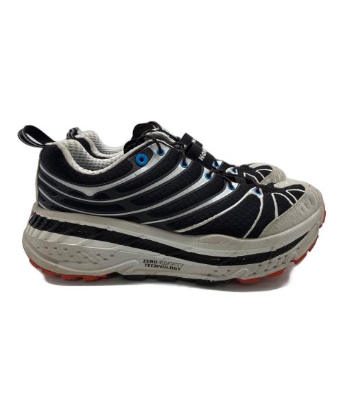 HOKAONEONE（ホカオネオネ）HOKAONEONE (ホカオネオネ) U STINSON EVO OG ブラック×ブルー サイズ:26cmの古着・服飾アイテム
