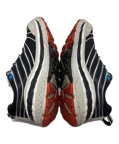 HOKAONEONE（ホカオネオネ）HOKAONEONE (ホカオネオネ) U STINSON EVO OG ブラック×ブルー サイズ:26cmの古着・服飾アイテム