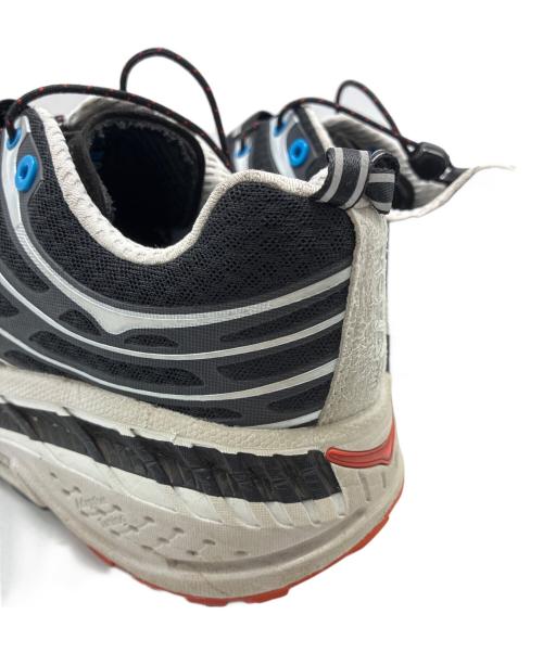 HOKAONEONE（ホカオネオネ）HOKAONEONE (ホカオネオネ) U STINSON EVO OG ブラック×ブルー サイズ:26cmの古着・服飾アイテム