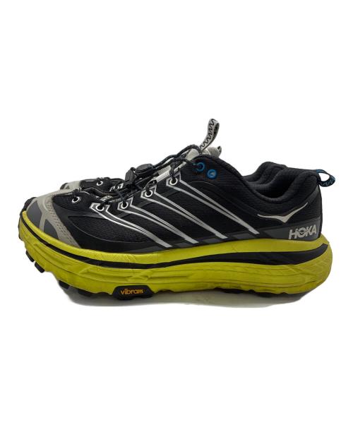 HOKAONEONE（ホカオネオネ）HOKAONEONE (ホカオネオネ) HOKA MAFATE THREE2 ブラック×黄緑 サイズ:26cmの古着・服飾アイテム