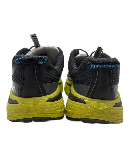 HOKAONEONE（ホカオネオネ）HOKAONEONE (ホカオネオネ) HOKA MAFATE THREE2 ブラック×黄緑 サイズ:26cmの古着・服飾アイテム