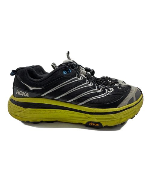 HOKAONEONE（ホカオネオネ）HOKAONEONE (ホカオネオネ) HOKA MAFATE THREE2 ブラック×黄緑 サイズ:26cmの古着・服飾アイテム
