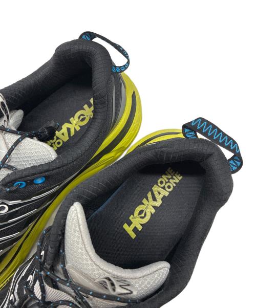 HOKAONEONE（ホカオネオネ）HOKAONEONE (ホカオネオネ) HOKA MAFATE THREE2 ブラック×黄緑 サイズ:26cmの古着・服飾アイテム