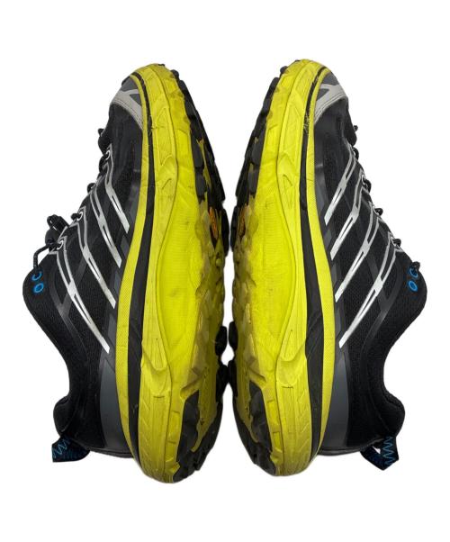 HOKAONEONE（ホカオネオネ）HOKAONEONE (ホカオネオネ) HOKA MAFATE THREE2 ブラック×黄緑 サイズ:26cmの古着・服飾アイテム