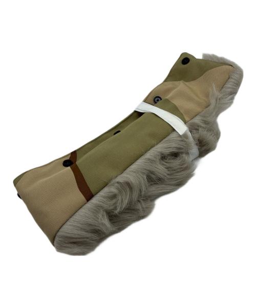 LACOSTE（ラコステ）LACOSTE (ラコステ) デザートカモ ダウンジャケット ベージュ×ブラウン サイズ:Mの古着・服飾アイテム