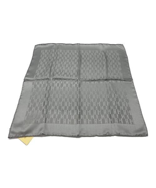 HERMES（エルメス）HERMES (エルメス) シルクネクタイ＆シルクハンカチ グレー サイズ:FREE 未使用品の古着・服飾アイテム