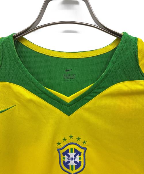 ブラジル代表（ブラジル代表）ブラジル代表 (ブラジル代表) NIKE (ナイキ) ブラジル代表 ロベルトカルロス【6】サッカーユニフォーム サイズ:Mの古着・服飾アイテム