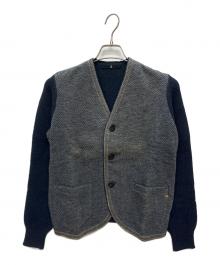 45rpm（45アールピーエム）の古着「コットンデニムドッキングカーディガン」｜インディゴ