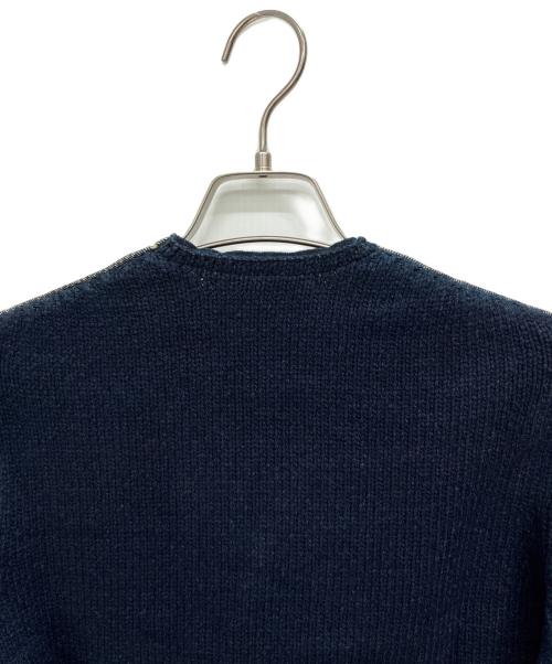 45rpm（45アールピーエム）45rpm (45アールピーエム) コットンデニムドッキングカーディガン インディゴ サイズ:size 3の古着・服飾アイテム