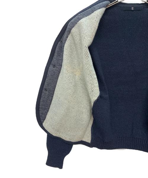 45rpm（45アールピーエム）45rpm (45アールピーエム) コットンデニムドッキングカーディガン インディゴ サイズ:size 3の古着・服飾アイテム