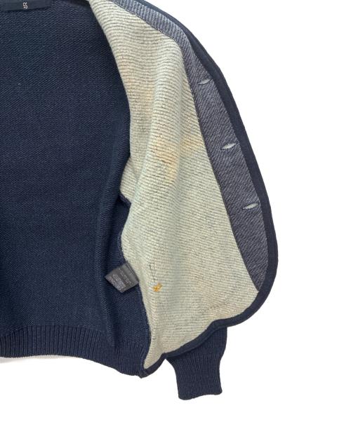 45rpm（45アールピーエム）45rpm (45アールピーエム) コットンデニムドッキングカーディガン インディゴ サイズ:size 3の古着・服飾アイテム