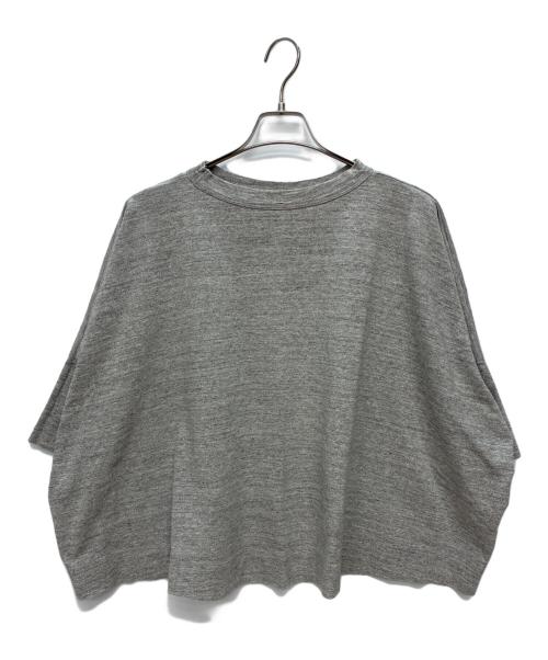 45rpm（45アールピーエム）45rpm (45アールピーエム) 海ものがたりビッグTシャツ / 半袖カットソー グレー×グリーン サイズ:SIZE 0の古着・服飾アイテム