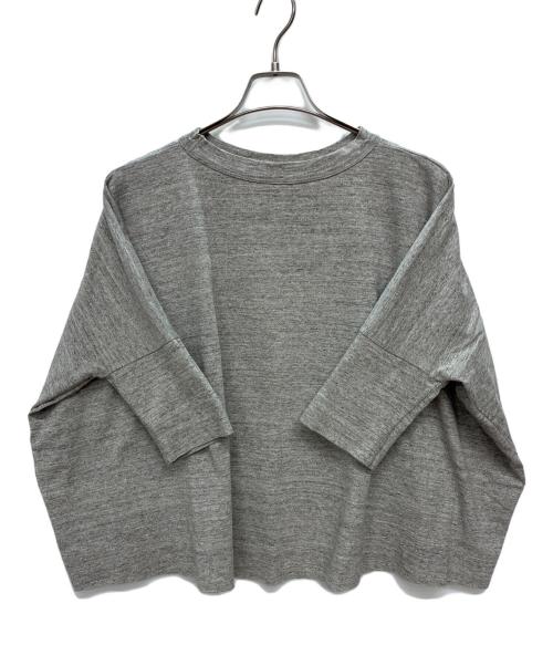 45rpm（45アールピーエム）45rpm (45アールピーエム) 海ものがたりビッグTシャツ / 半袖カットソー グレー×グリーン サイズ:SIZE 0の古着・服飾アイテム