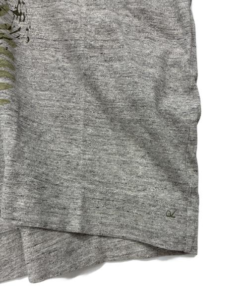 45rpm（45アールピーエム）45rpm (45アールピーエム) 海ものがたりビッグTシャツ / 半袖カットソー グレー×グリーン サイズ:SIZE 0の古着・服飾アイテム