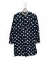 45rpm（45アールピーエム）の古着「インディゴ ドット柄 シャツワンピース」｜インディゴ×ホワイト