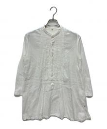 45rpm（45アールピーエム）の古着「ピンタック プルオーバー カットソーブラウス」｜ホワイト