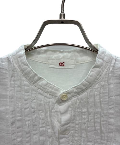45rpm（45アールピーエム）45rpm (45アールピーエム) ピンタック プルオーバー カットソーブラウス ホワイト サイズ:SIZE 2の古着・服飾アイテム
