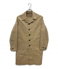 45rpm（45アールピーエム）の古着「デニムショップコート」｜ベージュ