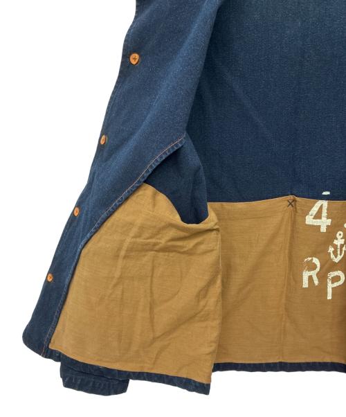 45rpm（45アールピーエム）45rpm (45アールピーエム) インディゴデニムワークジャケット インディゴ サイズ:SIZE 2の古着・服飾アイテム